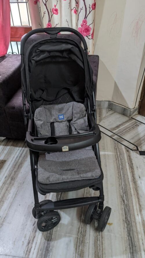 Mee Mee Comfy Cruise Stroller – Black & Grey | Gently Used