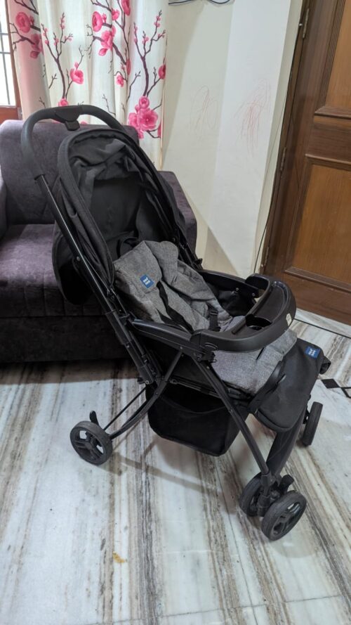 Mee Mee Comfy Cruise Stroller – Black & Grey | Gently Used