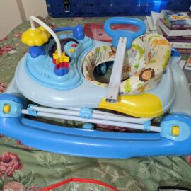 LuvLap 2-in-1 Baby Walker Cum Rocker – Blue | Gently Used | Enhances Motor Skills