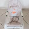 R for Rabbit Rock and Play Rocker – Peach & White | Almost New