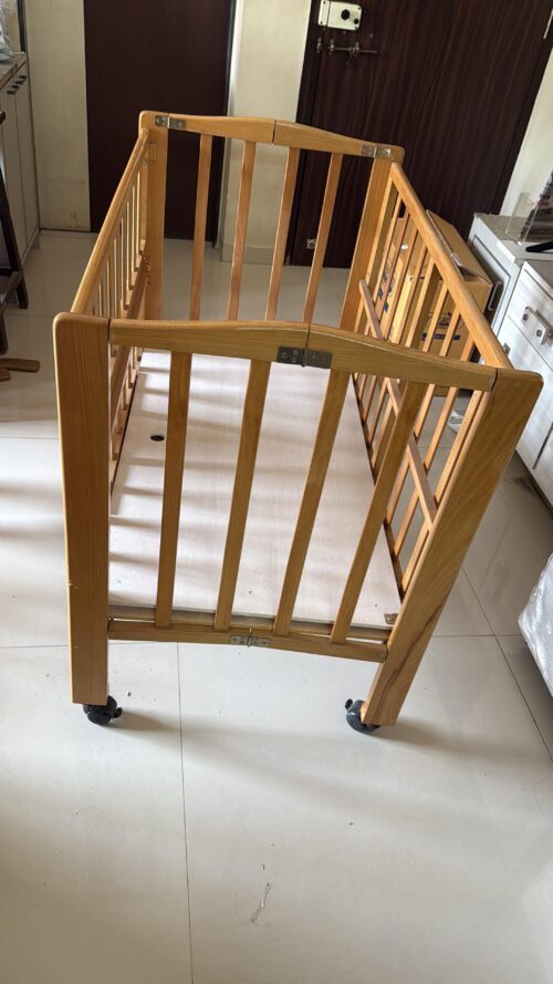 Baby Cot with Mattress & Pillow Set – Brand New