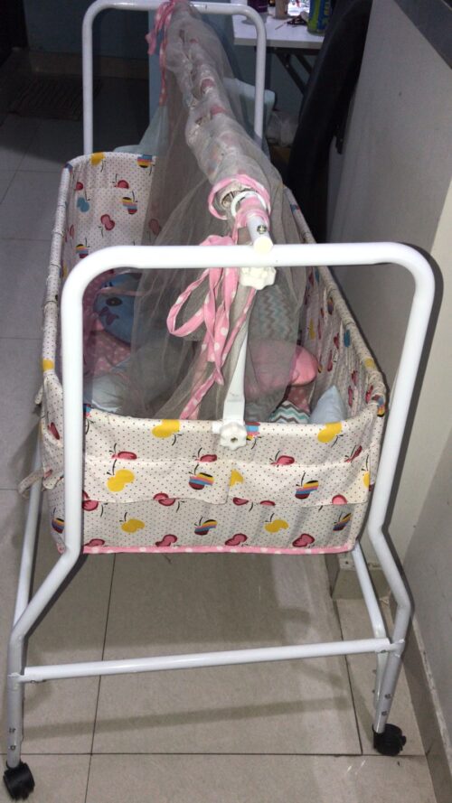 Baby Cradle with Mosquito Net | Gently Used | February 2025 Purchase
