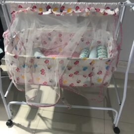 Baby Cradle with Mosquito Net | Gently Used | February 2025 Purchase