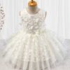 Babyhug Sleeveless Party Wear Tutu Frock – Butterfly & Bow Appliqué (Hardly Used)