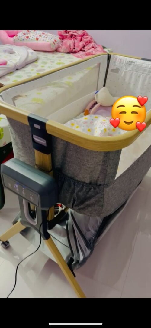 Automatic Swing Cradle – Smart Comfort for Your Baby!