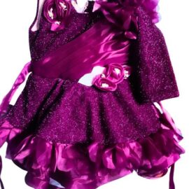 Beautiful purple girls frock
