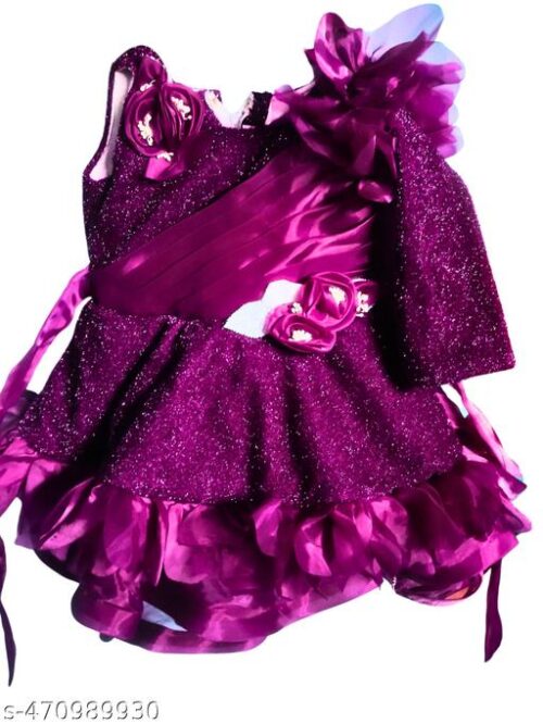 Beautiful purple girls frock