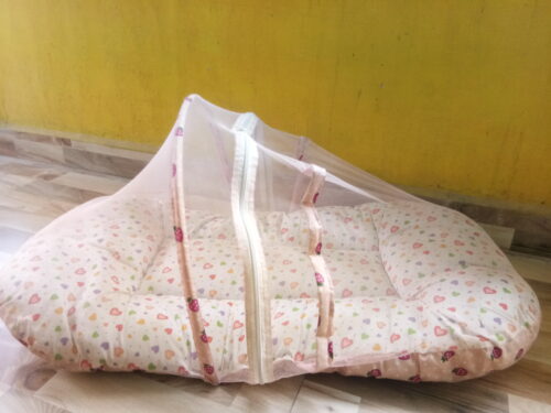 Baby bed Super Soft, Cotton Baby Mattress with Net