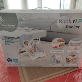 R for Rabbit Rock and Play Rocker – 3-in-1 Functionality for Your Little One
